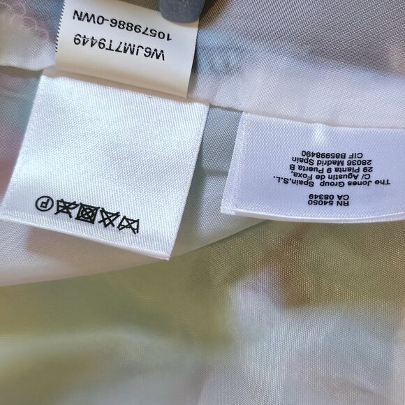 BLACK LABEL By EVAN PICONE Sleeveless Knee-Length Floral Watercolor Dress Size 8 - Picture 9 of 10